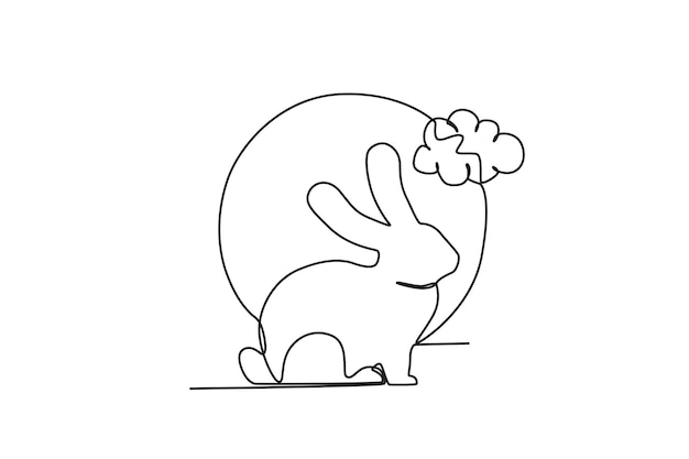 中秋節 中秋の一行描画