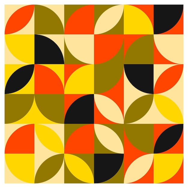 MidCentury Abstract Vector Pattern Design