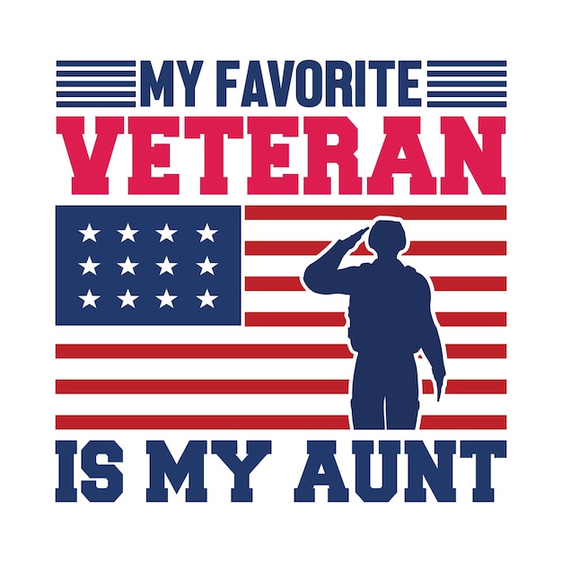 Mijn favoriete veteraan is mijn tante.