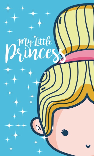 Mijn kleine prinses leuke kaart