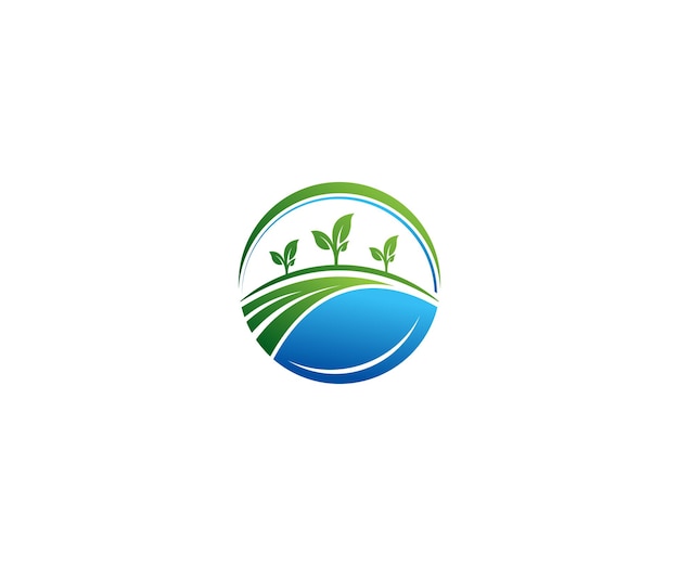 milieu landbouw logo ontwerp