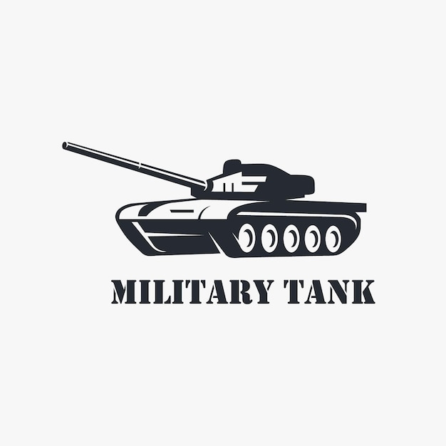 Militair tanklogo-ontwerp