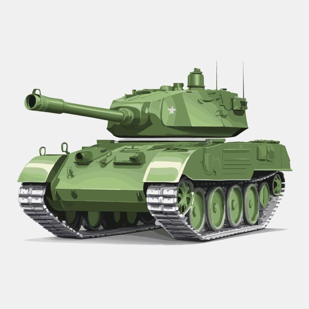 Militair tankvector