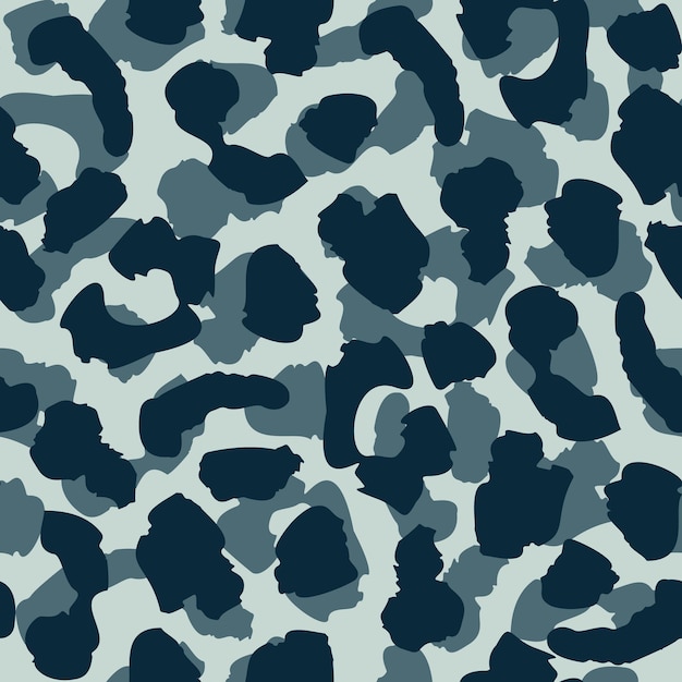 Militaire Leopard huid naadloze patroon ontwerp, vectorillustratie op groene achtergrond.