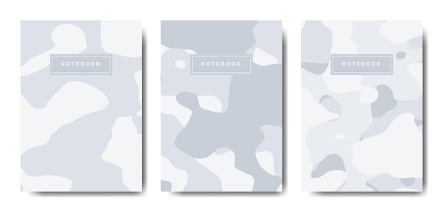 Military and army camouflage abstract cover notebook