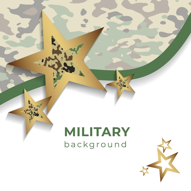 Military background camouflage pattern camouflage ribbons stars