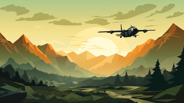 Vector military background vector