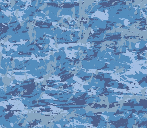 Vector military camouflage pattern in grunge style