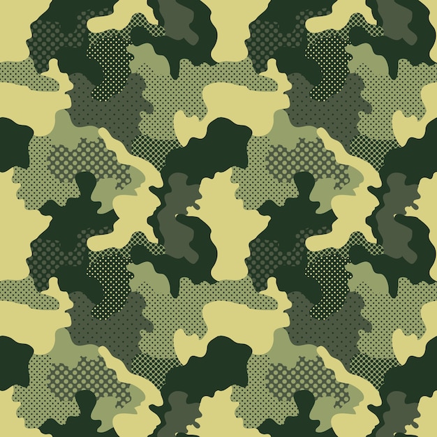 Military and camouflage pattern