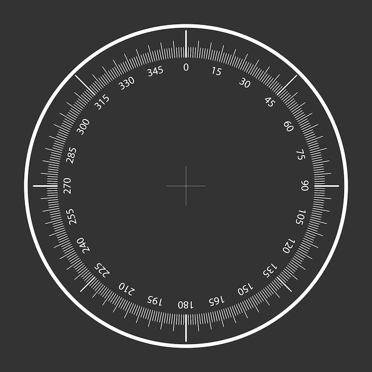 Vector 灰色の背景に分離された軍のデザイン要素十字線狙撃スコープベクトル図