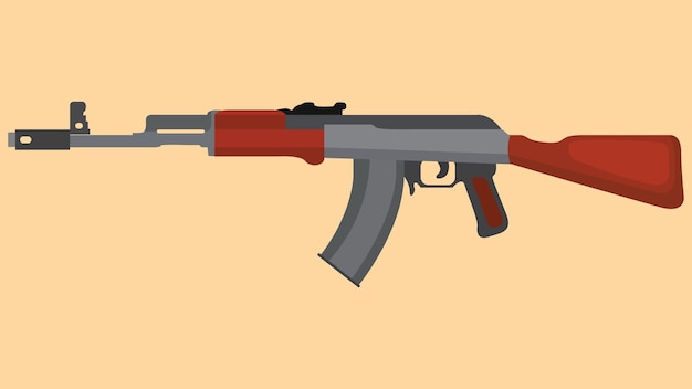 military firearm icon illustration background