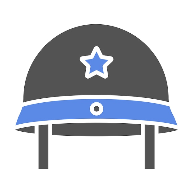 Military Hat Icon Style