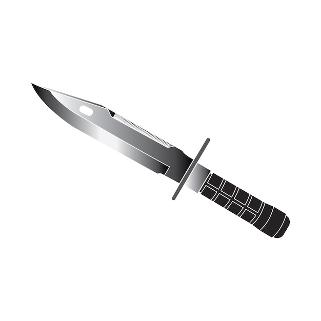Military knife icon
