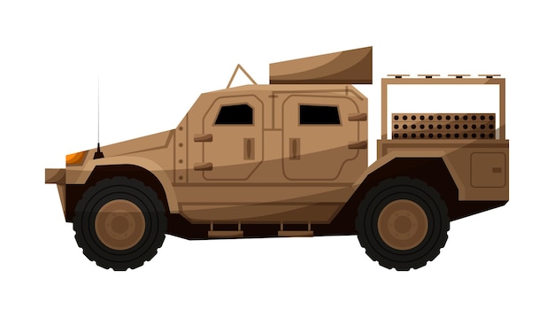 Vector military production new type of weapon flat vector illustration