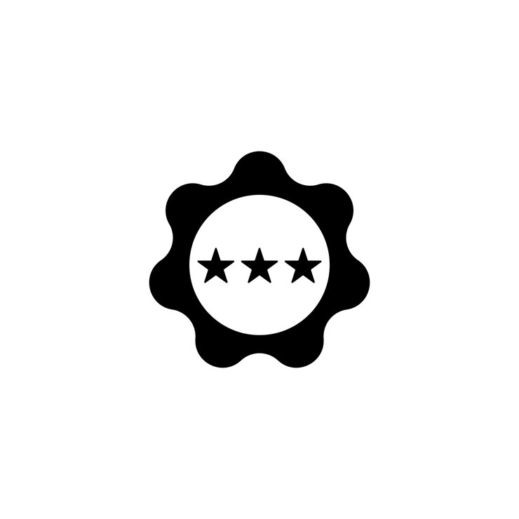 military rank icon vector template illustration logo design