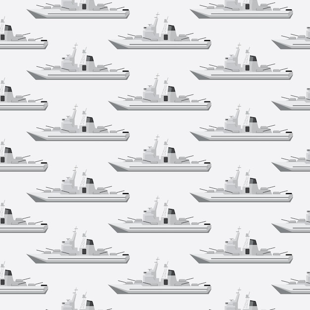 military ship pattern wallpaper illustration background