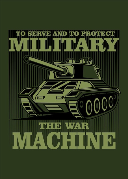 Военная танковая машина