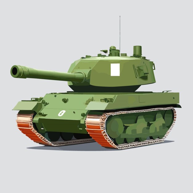 Military tank vector