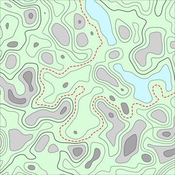 Premium Vector | Military topographic map The geographical basis of the