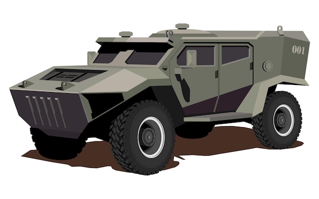 Vector military truck-01