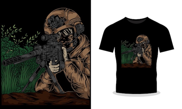 Дизайнер военных футболок