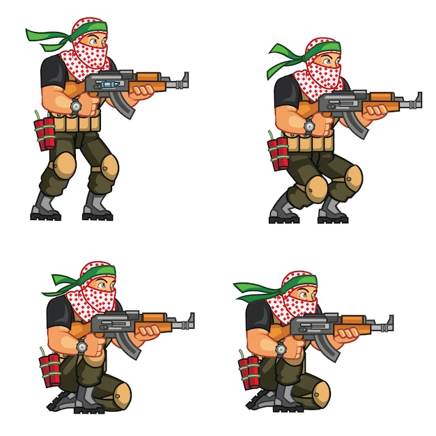 Militia game sprite