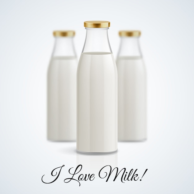 milk bottle illustration