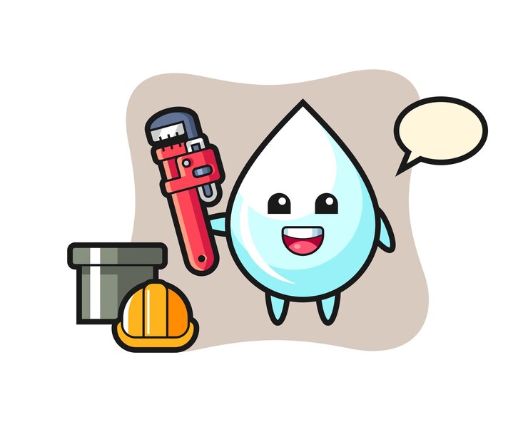 우유 드롭, 티셔츠, 스티커, 로고 요소를 위한 귀여운 스타일 디자인