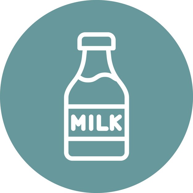 Milk Icon Style