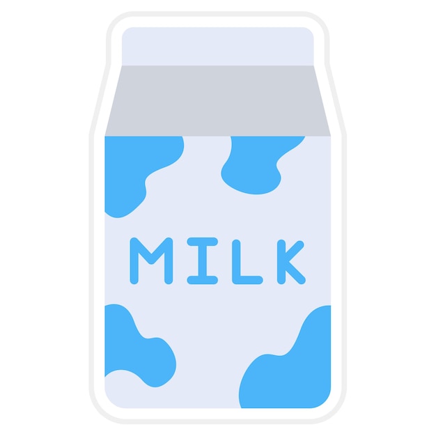 Vector milk icon