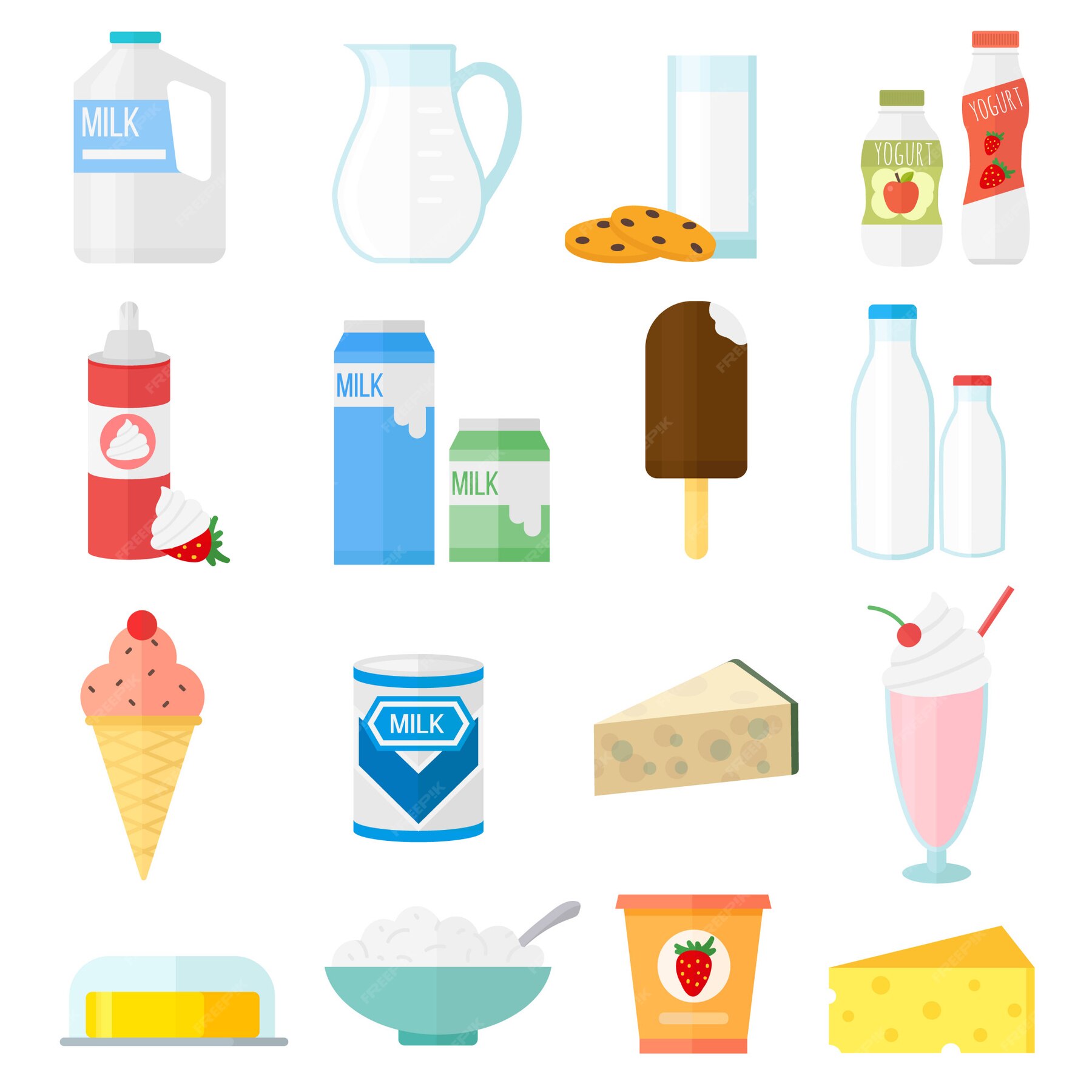 Молочные продукты карточки для детей