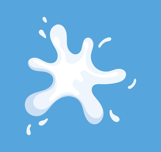 Vector milk splash of colorful set in this captivating illustration milk splashes and drops