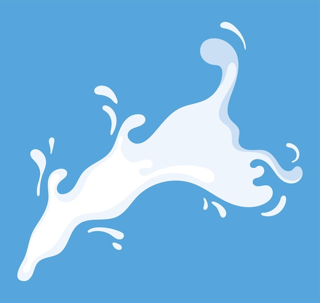 Milk splash van kleurrijke set met speelse cartoon design dit stuk brengt de speelse kant van melk