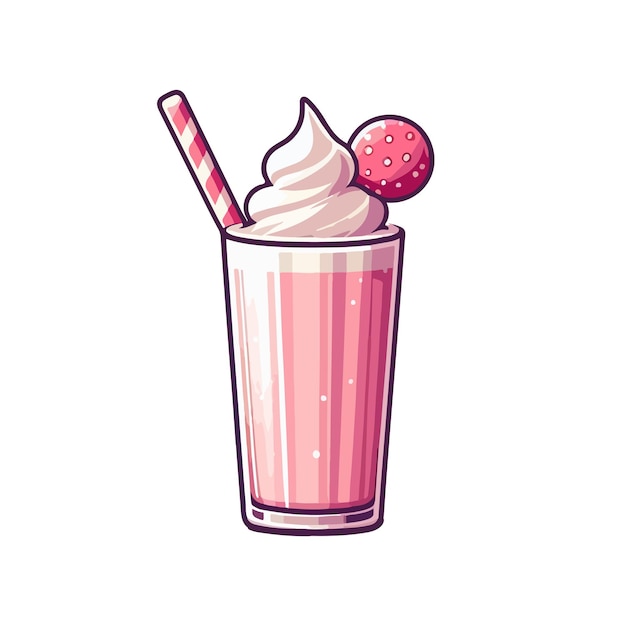 milkshake ai generated image