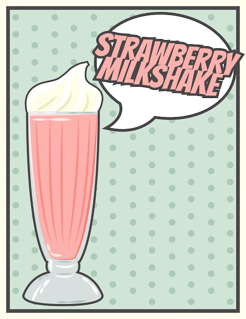 Milkshake card