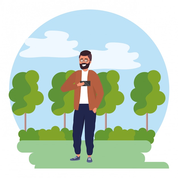 millennial person stylish outfit frame