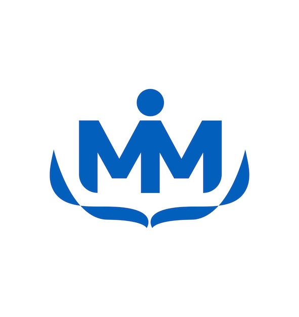 MIM blue monogram MIM logo