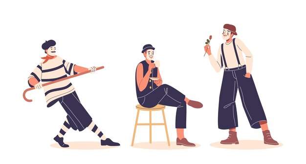 メイクアップのミーム 一人はヌードルを食べる 一人はバラを捧げる 一人は杖で演奏する