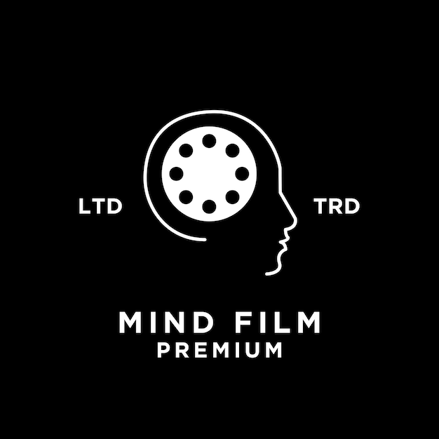 Mind Film logo pictogram ontwerp