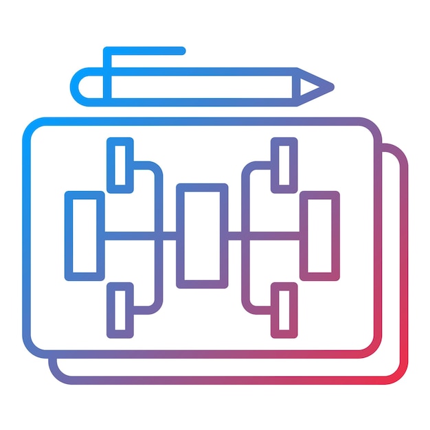 Mind Mapping icoon vector afbeelding Kan worden gebruikt voor Copywriting