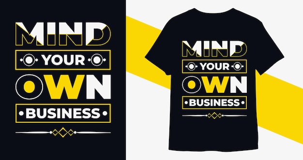ベクトル 印刷用に独自のビジネス t シャツのデザインを気にする