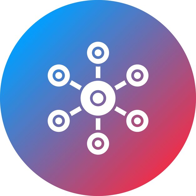 Mindmap icoon vector afbeelding Kan worden gebruikt voor UX en UI