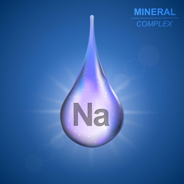 Vector mineral complex background