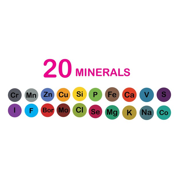 Minerals microelements and macro elements useful for human health Fundamentals of healthy eating and healthy lifestyles