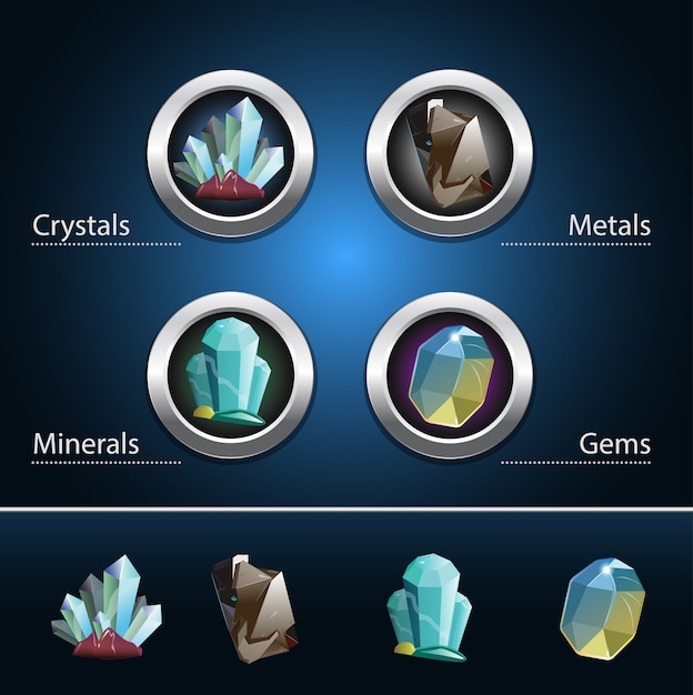 Minerals resources set