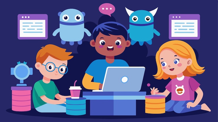 Vector a mini hackathon for kids where teams of young coders use sql to create and manipulate databases of