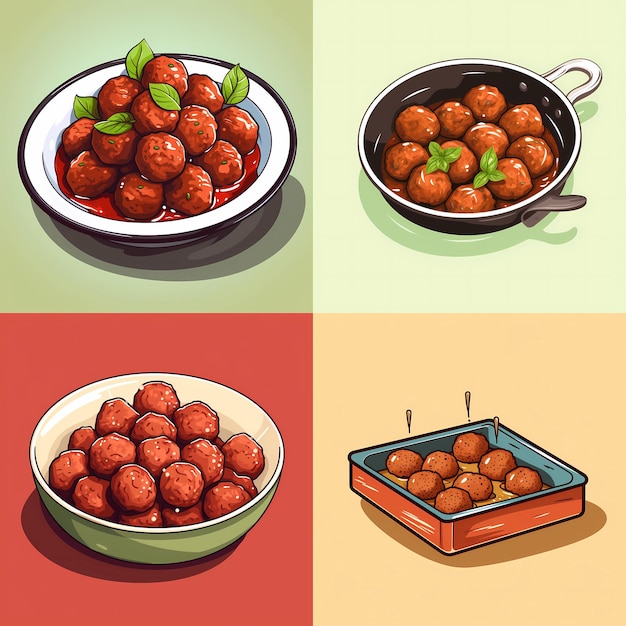 Vector mini_meatballs