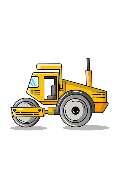 Mini tractor vectorillustratie