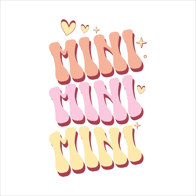 Mini Valentine Typography