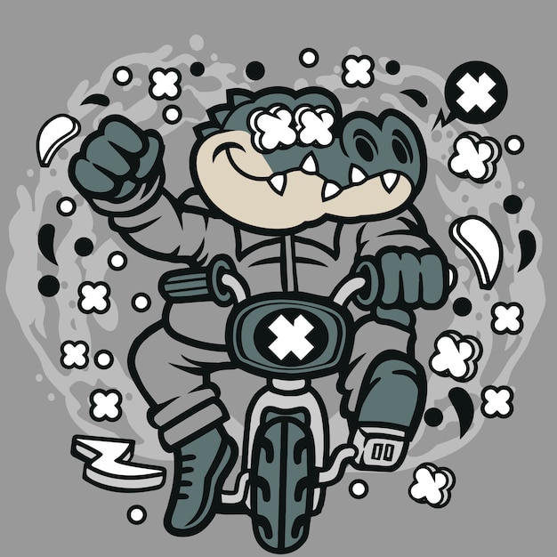 Minibike Crocodile